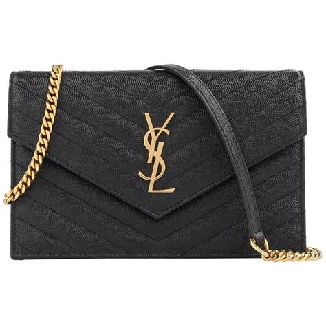 ysl small envelope wallet on chain|YSL small wallet on chain.